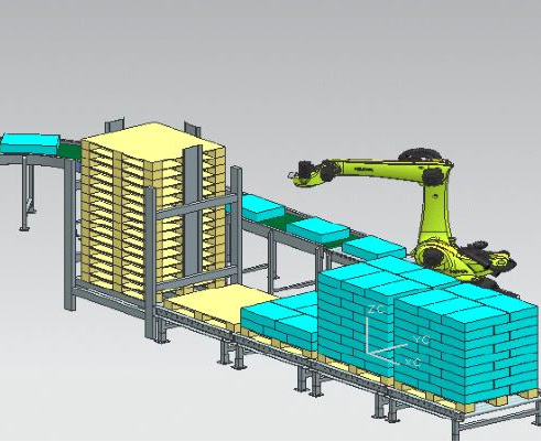 Роботизированная система сортировки грузов